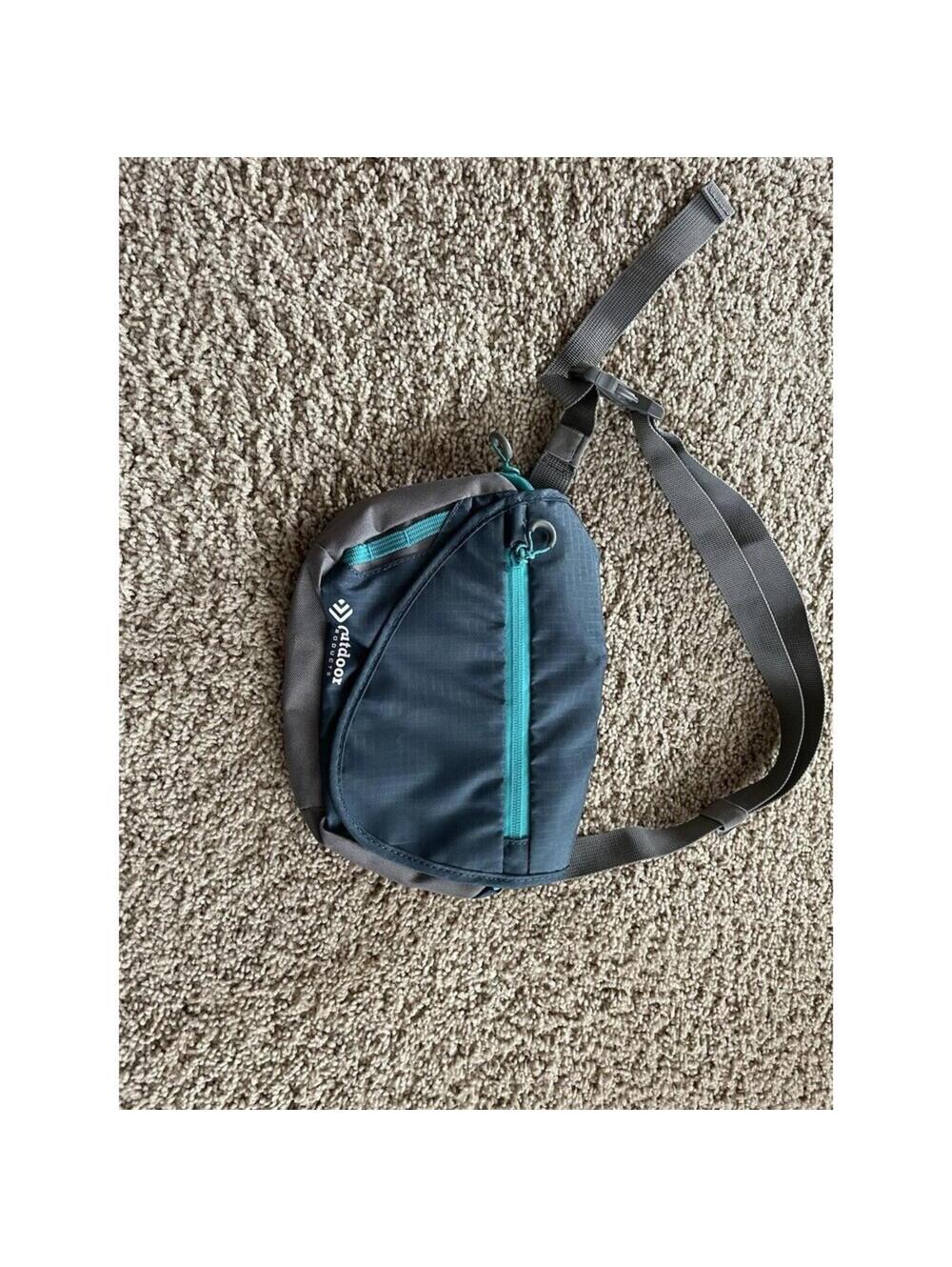 Outdoor Products Marilyn Waistpack Fanny Pack, Sling Belt Bag - Grey / Green